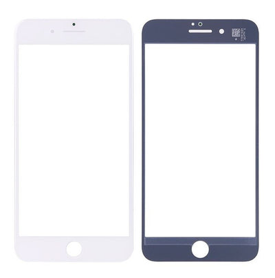 LCD stikliukas Apple iPhone 7 Plus su rėmeliu ir OCA baltas V2 ORG