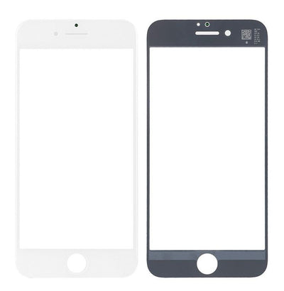 LCD stikliukas Apple iPhone 7 su rėmeliu ir OCA baltas V2 ORG