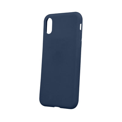 Dėklas Rubber TPU iPhone 5/5S/SE tamsiai mėlynas