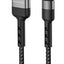USB kabelis Borofone BX34 microUSB 1.0m juodas