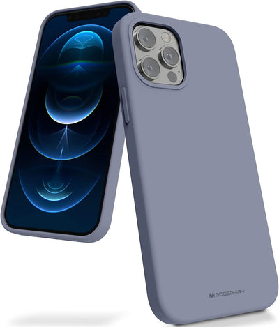 Dėklas Mercury Silicone Case Apple iPhone X/XS levandos pilka