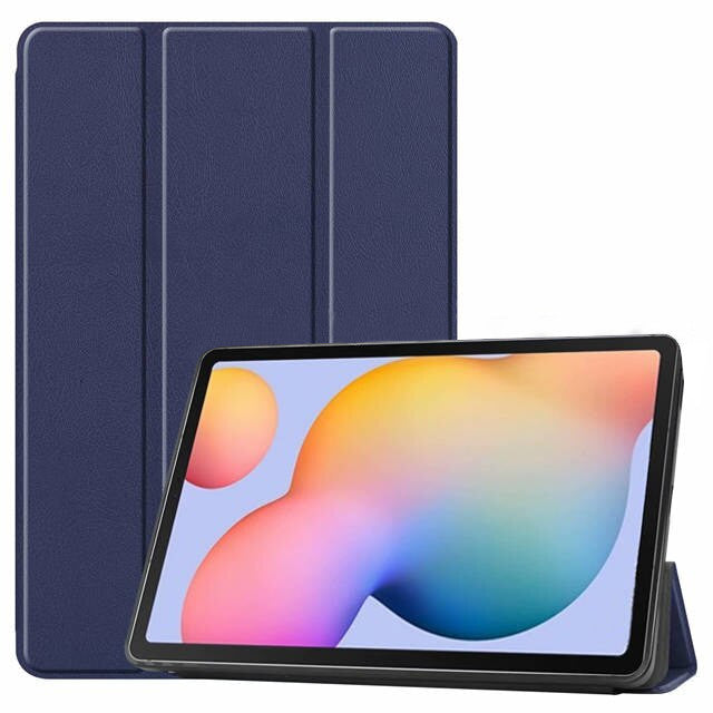 Dėklas Smart Leather Lenovo Tab M10 X505/X605 10.1 tamsiai mėlynas