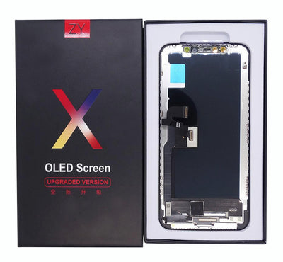 Ekranas Apple iPhone X su lietimui jautriu stikliuku ZY hard OLED