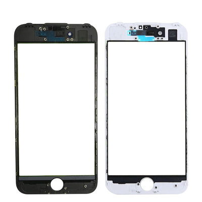 LCD stikliukas Apple iPhone 7 su rėmeliu ir OCA juodas V3