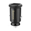 Automobilinis įkroviklis Baseus Grain (3.1A) su 2 USB jungtimis juodas CCALL-ML01
