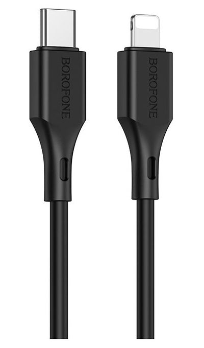USB kabelis Borofone BX49 PD Type-C į Lightning 1.0m juodas