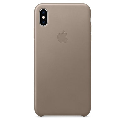 Dėklas originalus MRWR2ZM/A Leather Apple iPhone XS Max pilkas