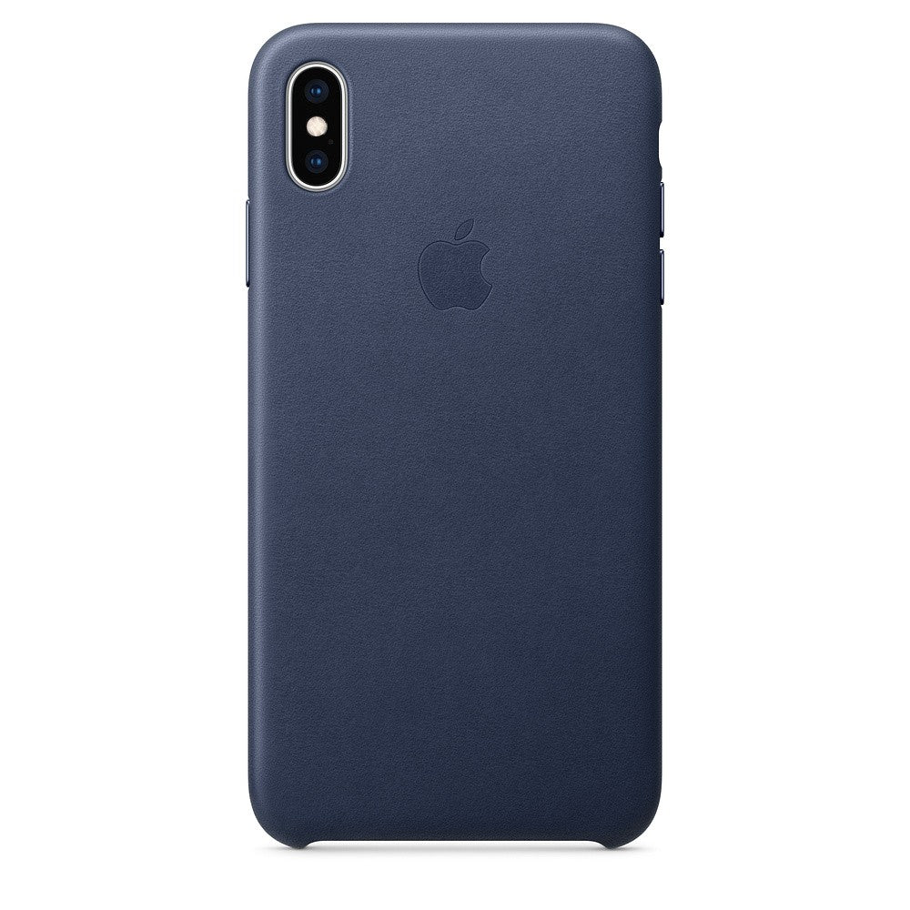 Dėklas originalus MRWU2ZM/A Leather Apple iPhone XS Max mėlynas