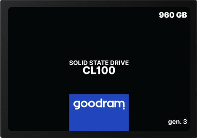 Kietasis diskas SSD Goodram CL100 Gen. 3 960GB SATA lll 2,5