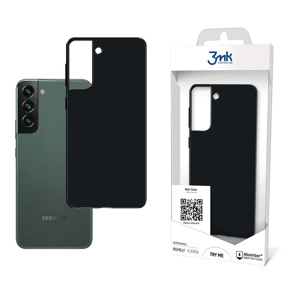 Dėklas 3mk Matt Case Samsung S906 S22 Plus 5G juodas