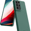 Dėklas Mercury Silicone Case Samsung S908 S22 Ultra 5G tamsiai žalias