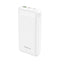 Išorinė baterija Power Bank Borofone BJ19A Type-C PD 20W+Quick Charge 3.0 20000mAh balta