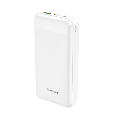 Išorinė baterija Power Bank Borofone BJ19A Type-C PD 20W+Quick Charge 3.0 20000mAh balta