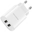 Įkroviklis Borofone BN2 2xUSB 2.1A, baltas