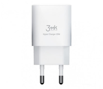Įkroviklis 3mk HyperCharger 20W 1xUSB-C + 1xUSB-A PD/QC