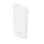 Išorinė baterija Power Bank Borofone BJ19 Type-C PD 20W+Quick Charge 3.0 10000mAh balta