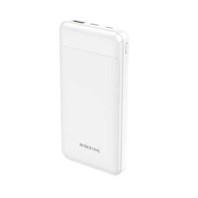 Išorinė baterija Power Bank Borofone BJ19 Type-C PD 20W+Quick Charge 3.0 10000mAh balta
