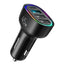 Automobilinis įkroviklis Joyroom JR-CL09 LED 4xUSB (PD, QC) 45W juodas