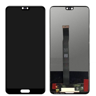 Ekranas Huawei P20 su lietimui jautriu stikliuku ir home flex juodas ORG