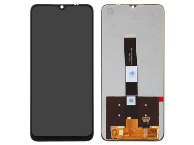 Ekranas Xiaomi Redmi 9A/9C/9AT su lietimui jautriu stikliuku juodas HQ