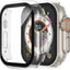 LCD apsauginis stikliukas/dėklas 360 degree cover Apple Watch Ultra 49mm skaidrus