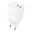 Įkroviklis Borofone BN9 2xType-C 35W baltas