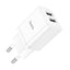 Įkroviklis Hoco N25 2xUSB-A (2.1A) baltas