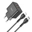 Įkroviklis Hoco N29 PD35W su dviem Type-C jungtimis + Lightning juodas