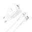 Įkroviklis Hoco N28 PD20W+QC3.0 + Lightning baltas