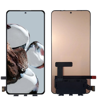 Ekranas Xiaomi 12T/12T Pro su lietimui jautriu stikliuku juodas ORG