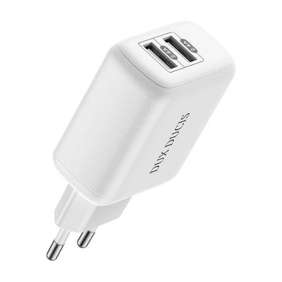 Įkroviklis Dux Ducis C10 2xUSB-A 12W baltas