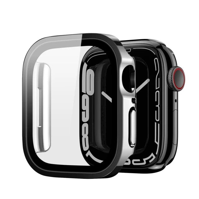 LCD apsauginis stikliukas/dėklas Dux Ducis Hamo Apple Watch 44mm juodas