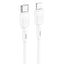 USB kabelis Hoco X83 PD20W Type-C to Lightning 1.0m baltas