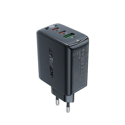 Įkroviklis Acefast A41 65W GaN 2xUSB-C/1xUSB-A juodas