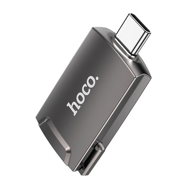 Adapteris Hoco UA19 Type-C to HDMI pilkas