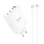 Įkroviklis Hoco N31 PD100W 3xType-C/1xUSB-A + Type-C baltas