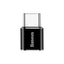 Adapteris Baseus MicroUSB to Type-C OTG juodas CAMOTG-01