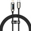 USB kabelis Baseus Display PD20W Type-C to Lightning 1.0m juodas CATLSK-01