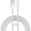 USB kabelis Baseus Dynamic USB-A to Lightning 2.4A 1.0m baltas CALD000402