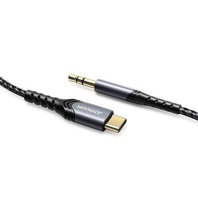 Audio adapteris Joyroom SY-A03 Type-C to 3.5mm 1.0m juodas