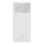 Išorinė baterija Power Bank Baseus Bipow 20W 10000mAh + MicroUSB 0.25m balta PPBD050502