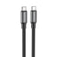 USB kabelis Borofone BX82 60W Type-C to Type-C 1.0m juodas