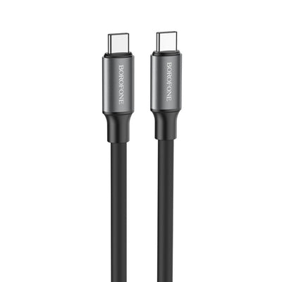 USB kabelis Borofone BX82 60W Type-C to Type-C 1.0m juodas