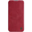 Dėklas Nillkin Qin Pro Leather Samsung S918 S23 Ultra 5G raudonas