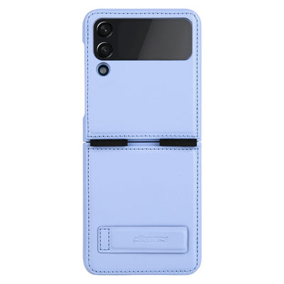 Dėklas Nillkin Qin Leather (Plain Leather) Samsung F721 Z Flip4 5G violetinis