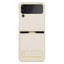 Dėklas Nillkin Qin Leather (Plain Leather) Samsung F721 Z Flip4 5G auksinis