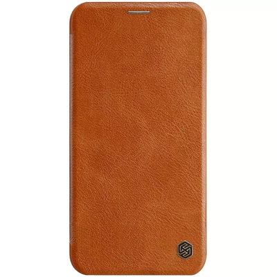 Dėklas Nillkin Qin Leather Samsung A346 A34 5G rudas