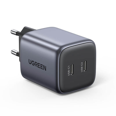 Įkroviklis Ugreen CD294 Nexode GaN 2xUSB-C 45W juodas