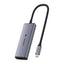 Adapteris Ugreen CM500 USB-C to 3xUSB-A + HDMI 2.1 pilkas