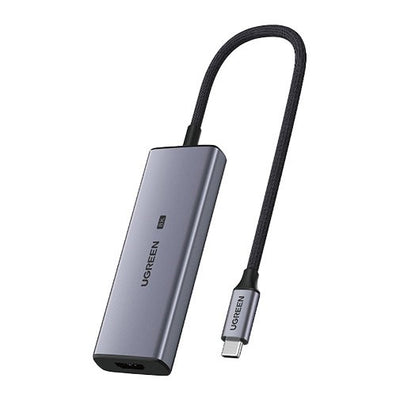Adapteris Ugreen CM500 USB-C to 3xUSB-A + HDMI 2.1 pilkas